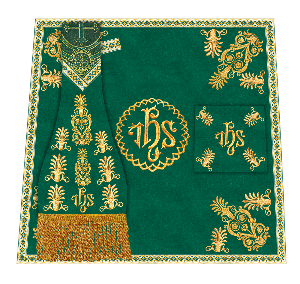 Embroidered Motif and Trims Mass Set