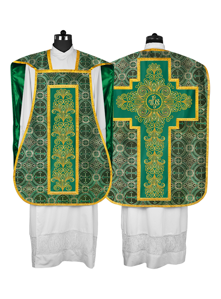 Traditional Roman chasuble vestment - Flourish collection