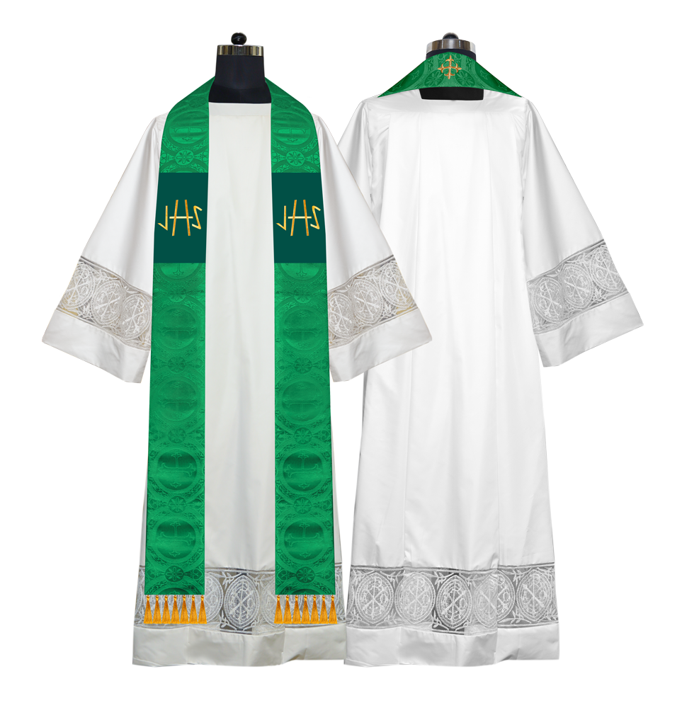 Embroidered Priest Stole with Motif