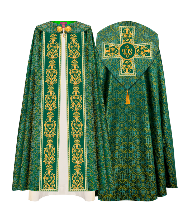 GOTHIC COPE WITH EMBROIDERED MOTIFS