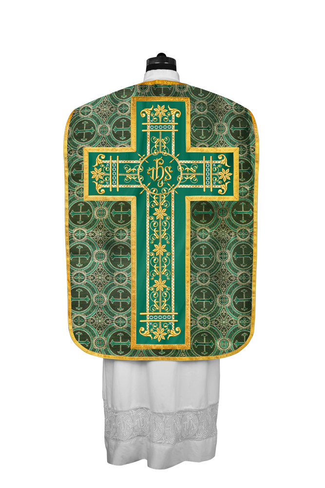 Roman embroidered chasuble vestment - Contemporary collection