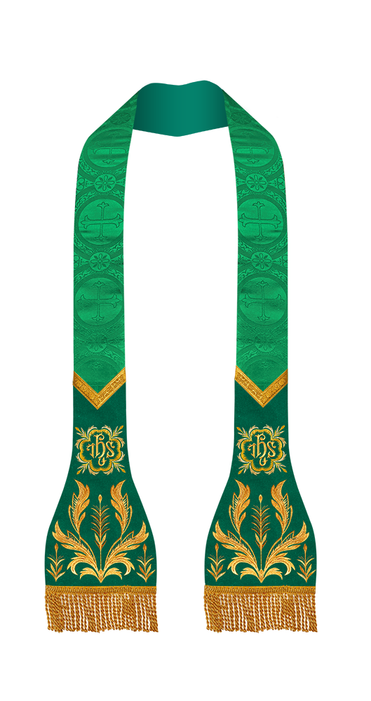 Elegant Roman stole - Sanctus collection