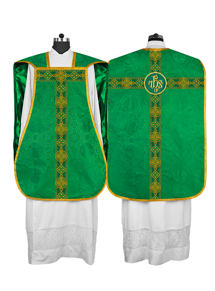 Embroidered Roman Chasuble Vestment