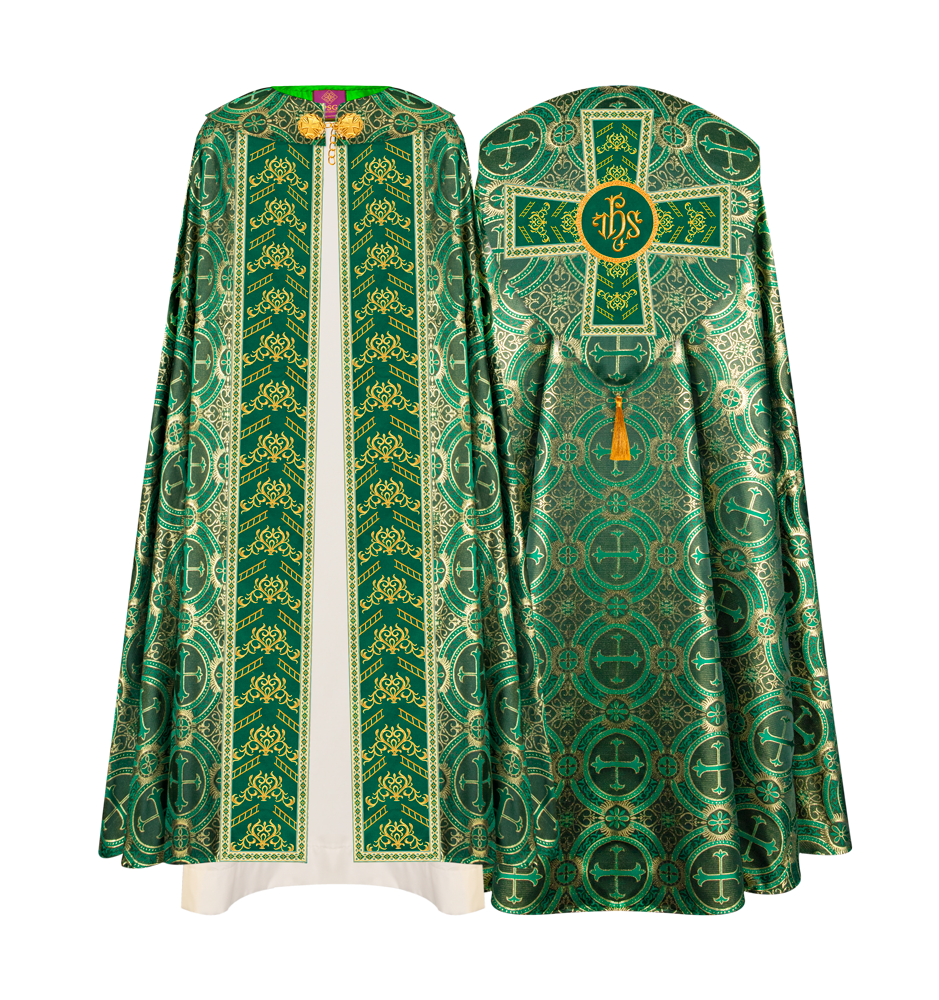 GOTHIC COPE VESTMENTS WITH ADORNED MOTIFS