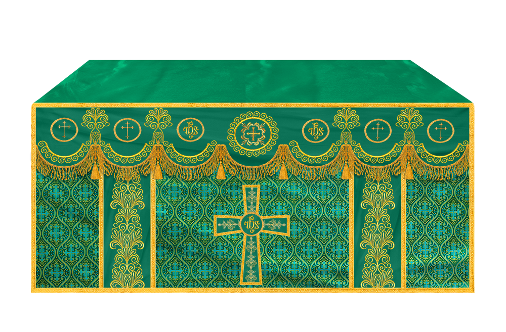 Altar Cloth with Liturgical Motif
