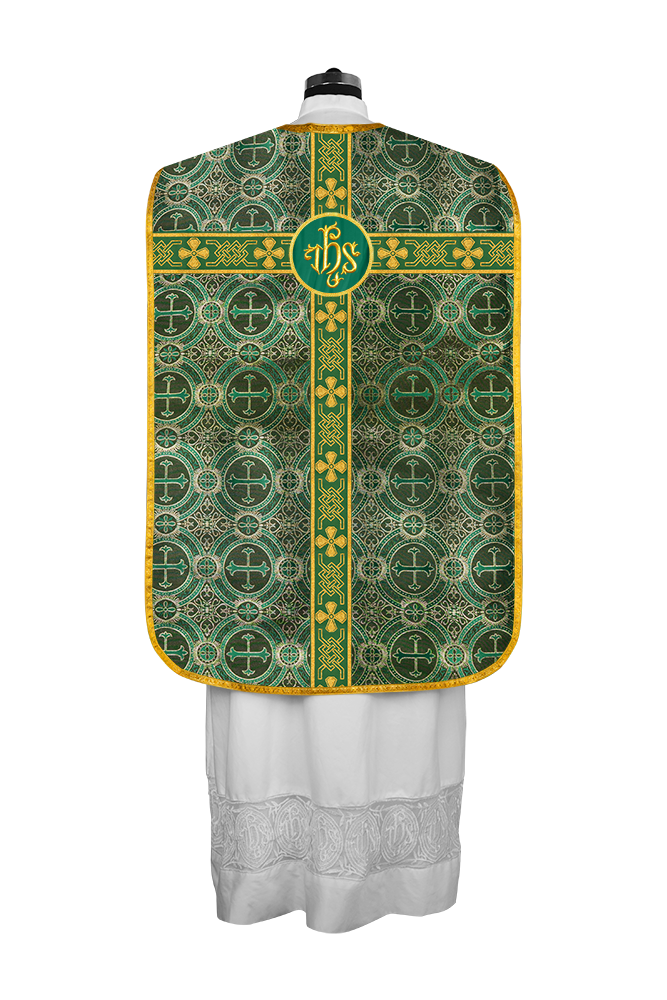 Roman chasuble adorned with lace