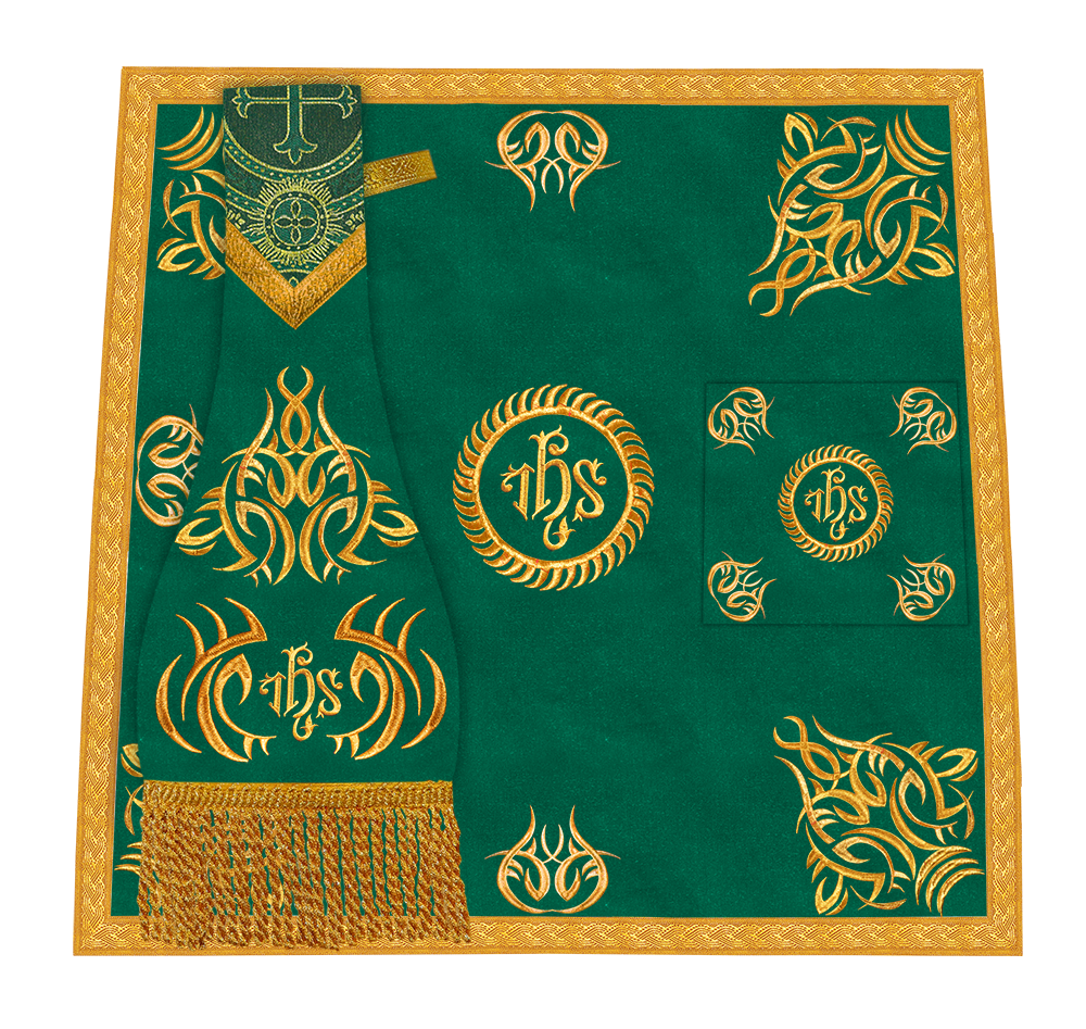 Marvelous mass set with Golden Embroidery - Angelic collection