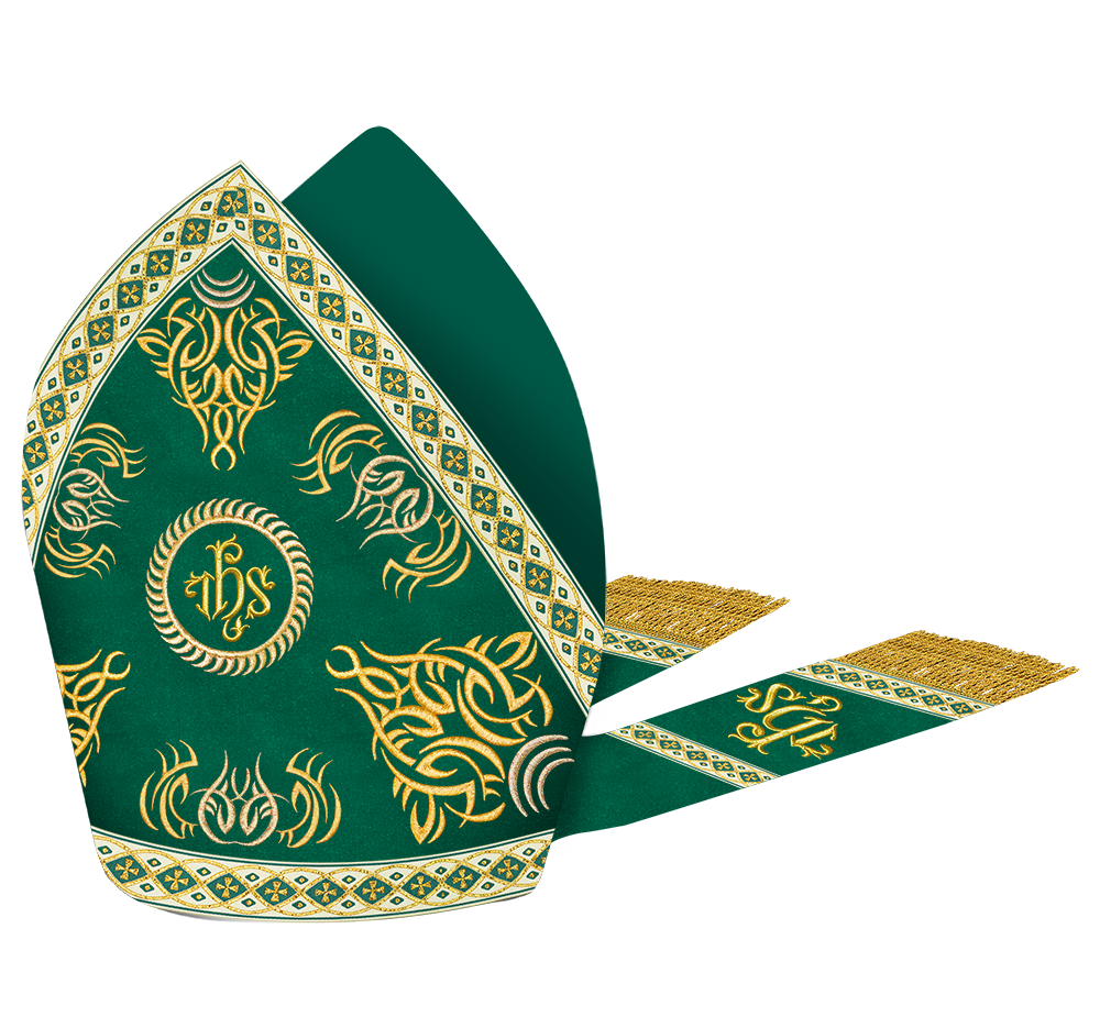 Mitre with Spiritual Motif and Trims