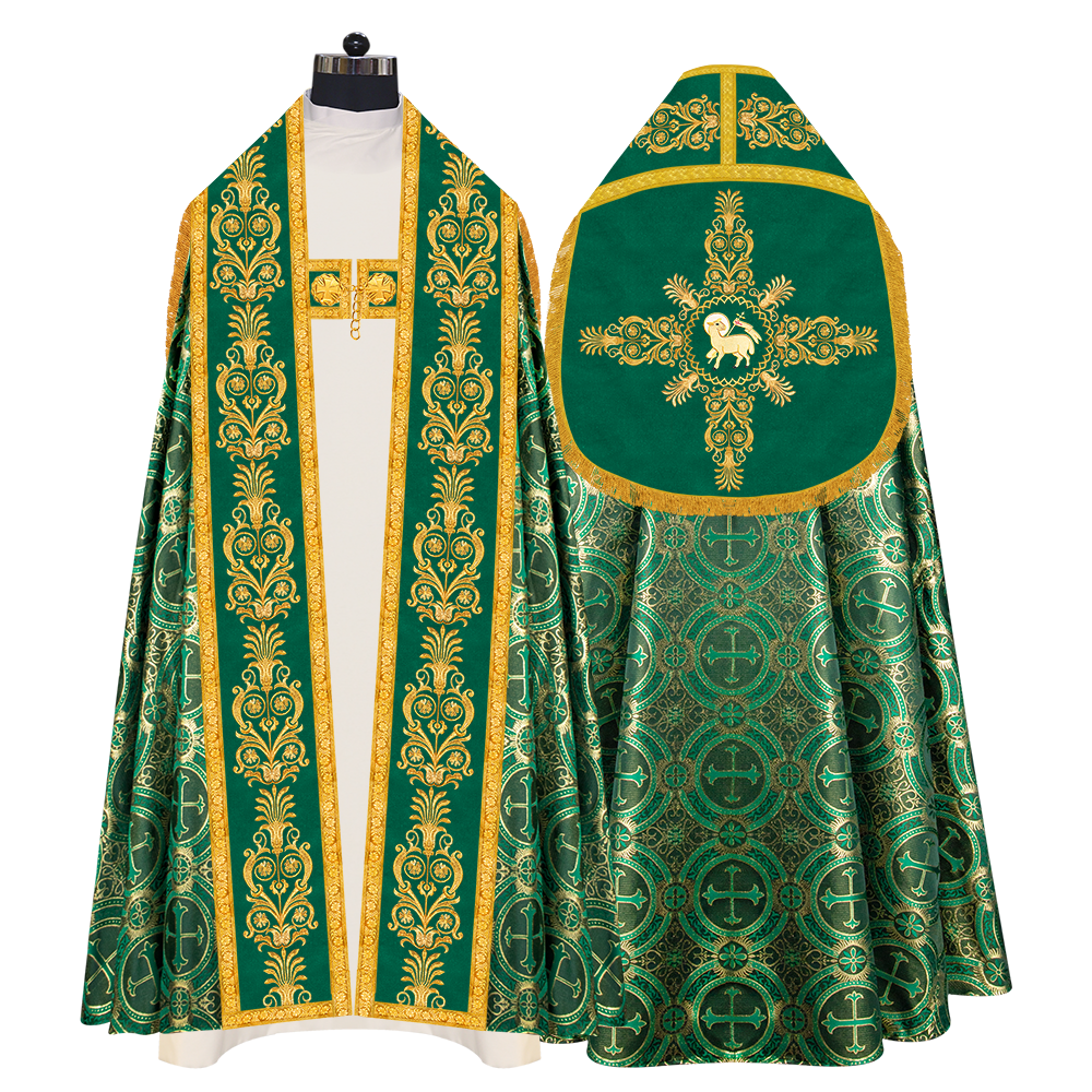 Fervent Roman cope vestment - Victoria collection