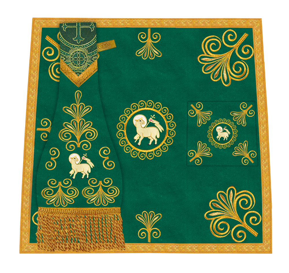 Elegant mass set with rich embroidery - Flourish collection