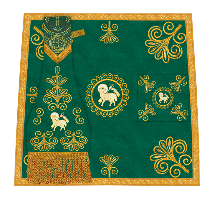 Elegant mass set with rich embroidery - Flourish collection