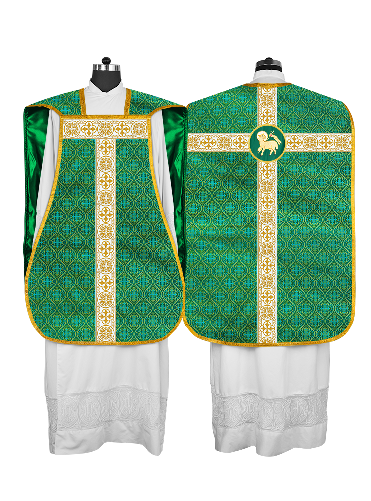 Fiddleback Vestment adorned with lace