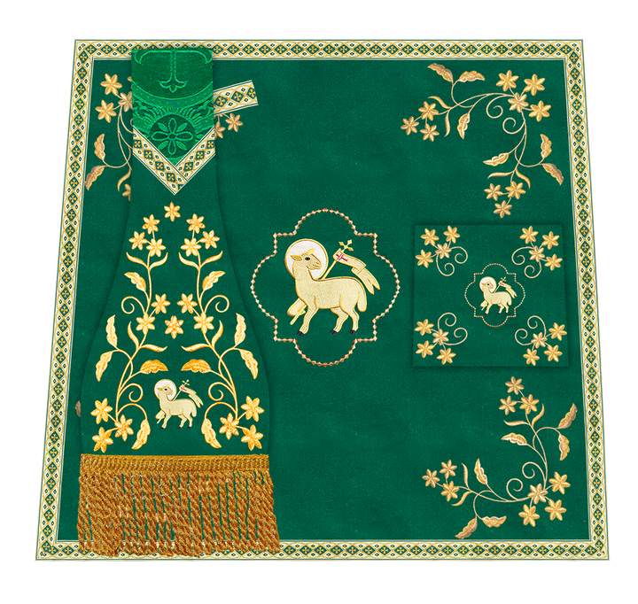 Floral Embroidery Spiritual Mass Set