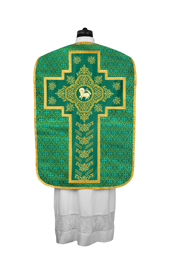 Fiddleback Vestment with Embroidered Orphrey