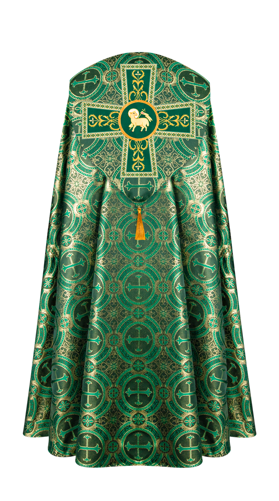GOTHIC COPE VESTMENTS WITH ADORNED ORPHREY