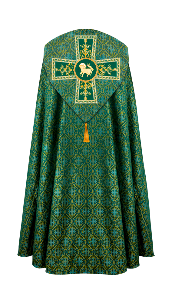 Gothic Cope vestments with Spiritual Motifs and Trims