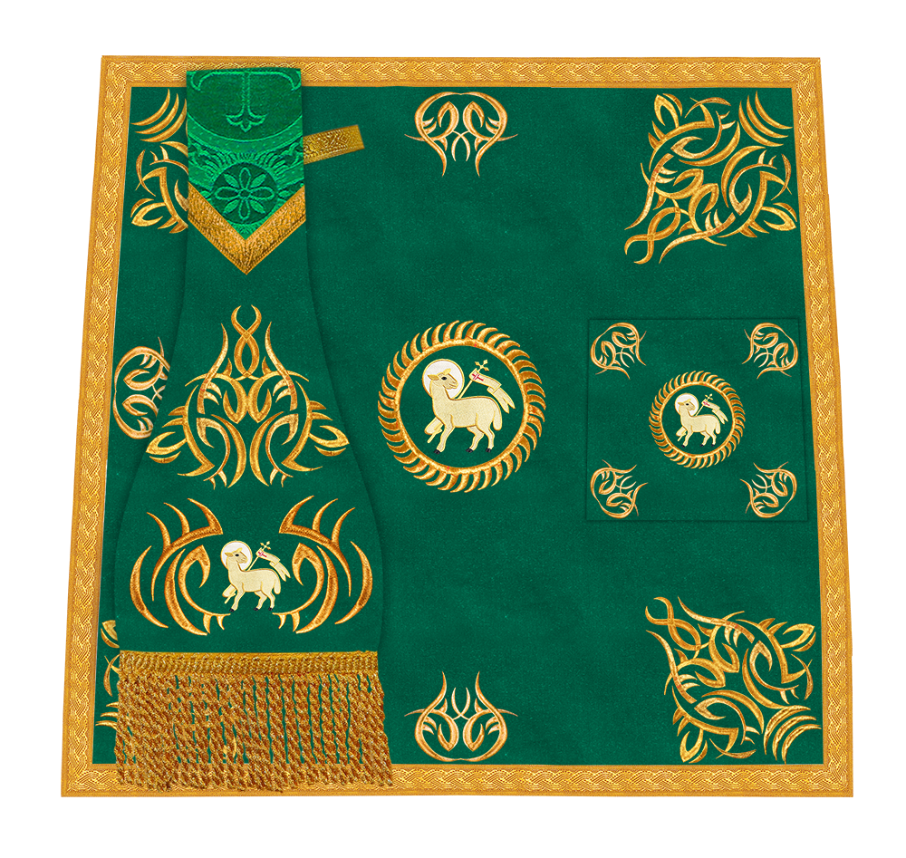 Marvelous mass set with Golden Embroidery - Angelic collection