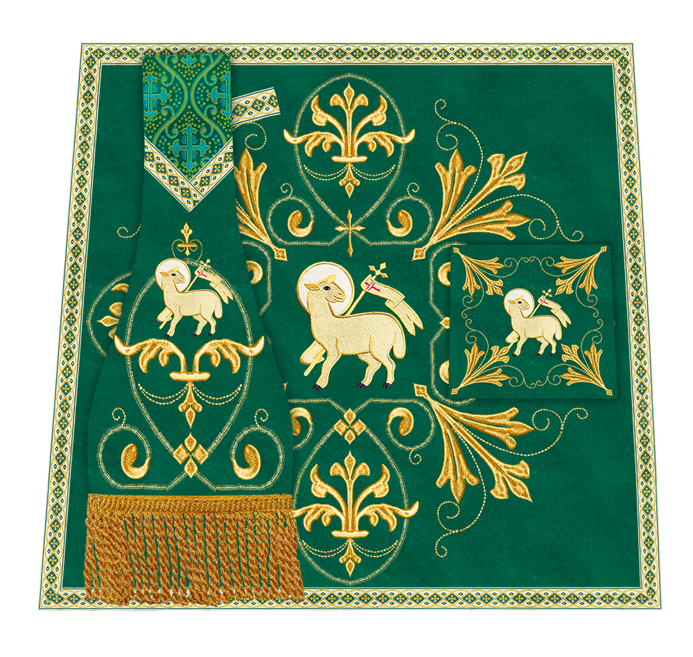 Spiritual Embroidery Mass Set Vestment