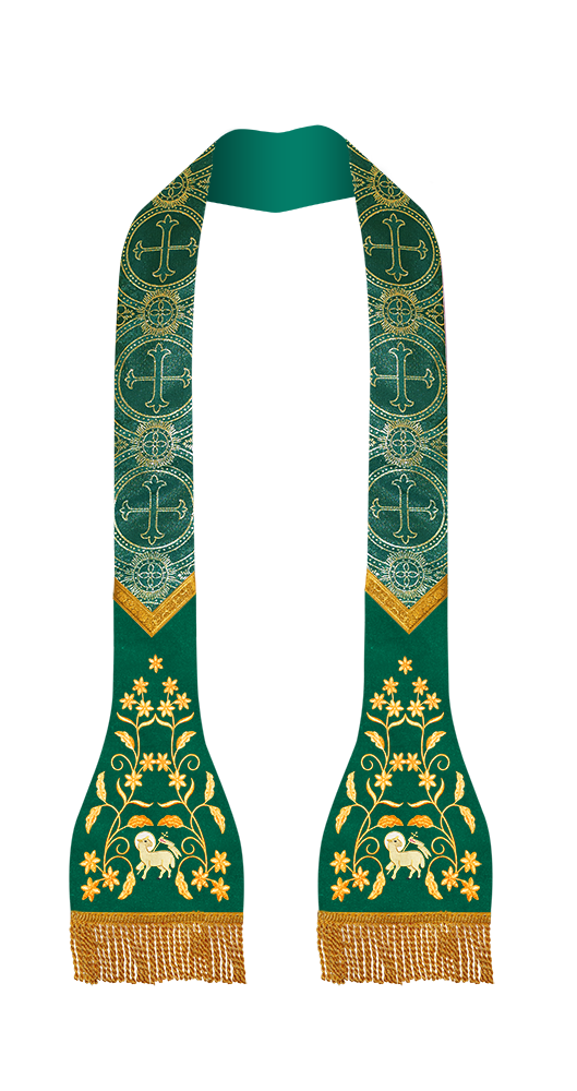 Solemn Roman Stole Vestments - Floral collection