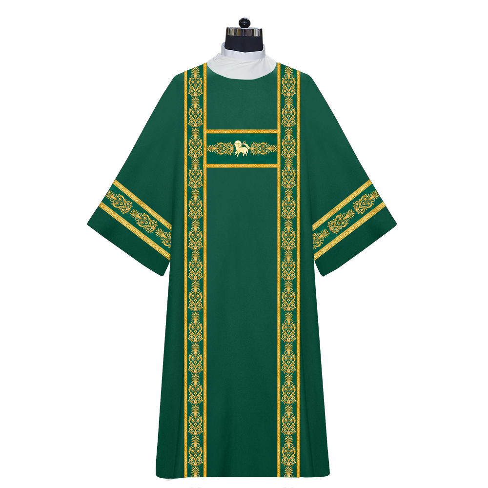 DEACON DALMATICS WITH ORNATE EMBROIDERY