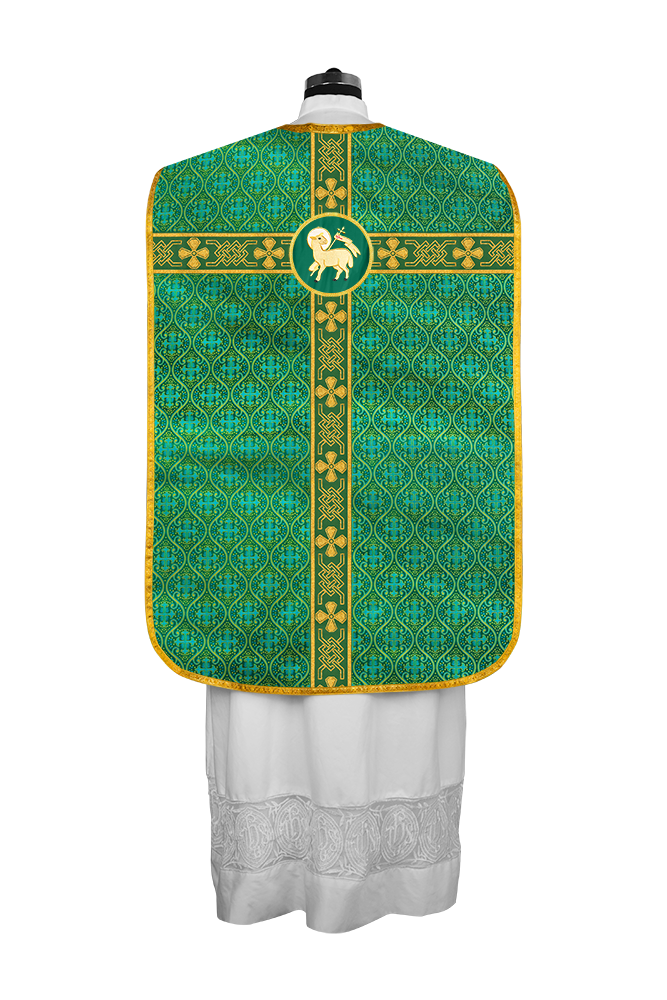 Roman chasuble adorned with lace