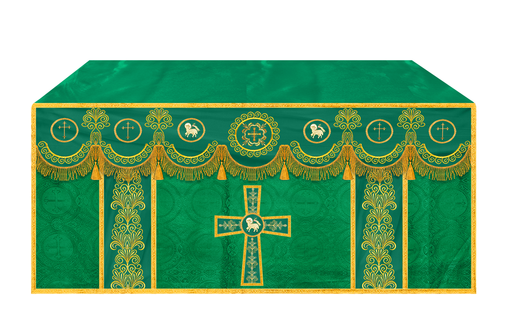 Altar Cloth with Liturgical Motif