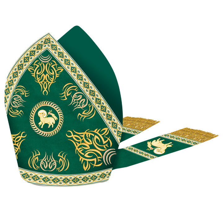 Mitre with Spiritual Motif and Trims