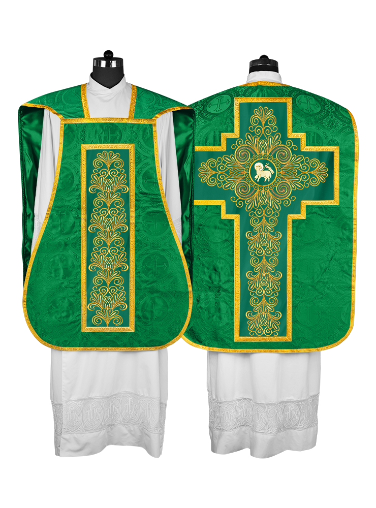 Traditional Roman chasuble vestment - Flourish collection