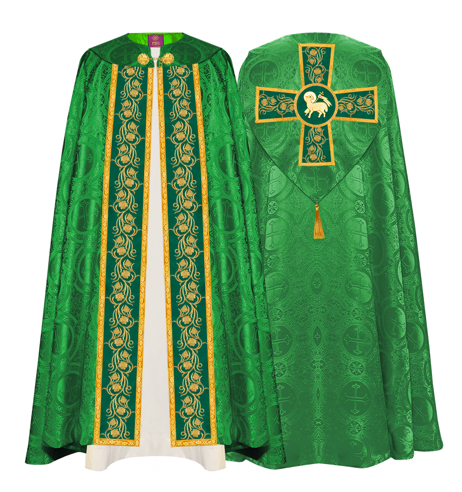 GOTHIC COPE VESTMENT WITH ORNATE EMBROIDERY