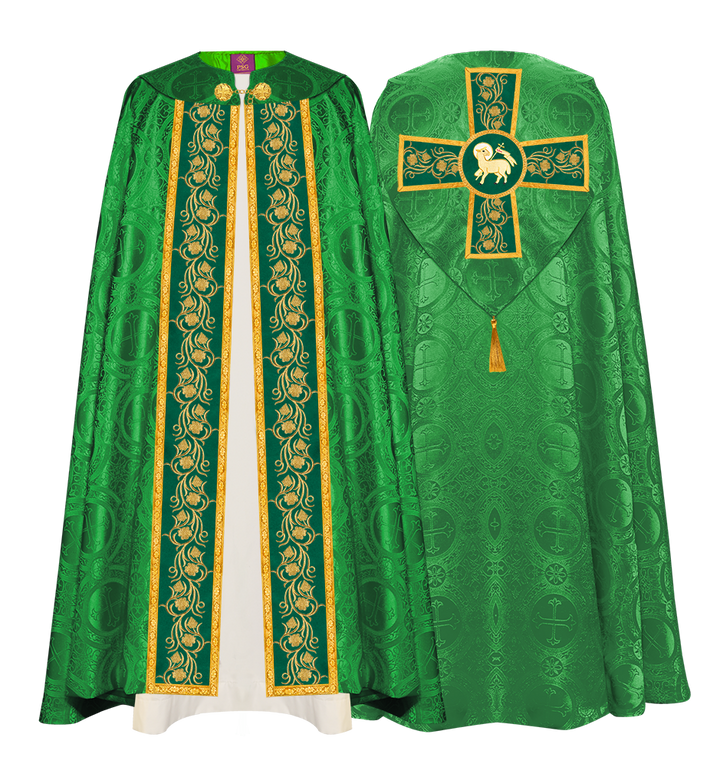GOTHIC COPE VESTMENT WITH ORNATE EMBROIDERY