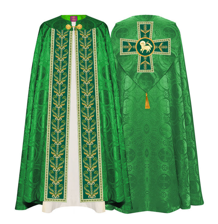 GOTHIC COPE VESTMENTS ADORNED WITH DETAILED BRAIDS