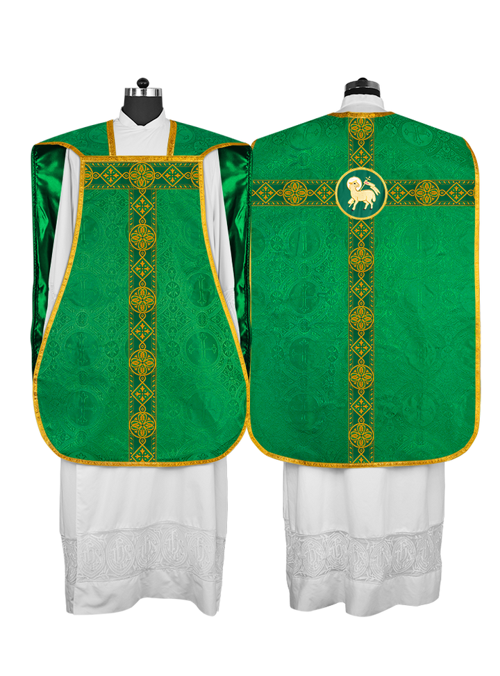 Embroidered Roman Chasuble Vestment