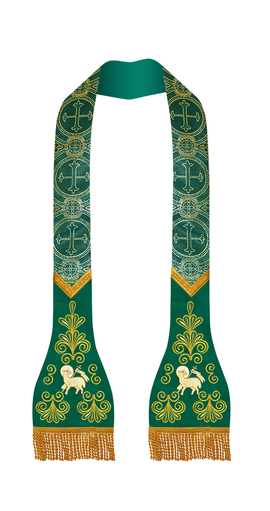 Roman stole with golden embroidery - Flourish collection