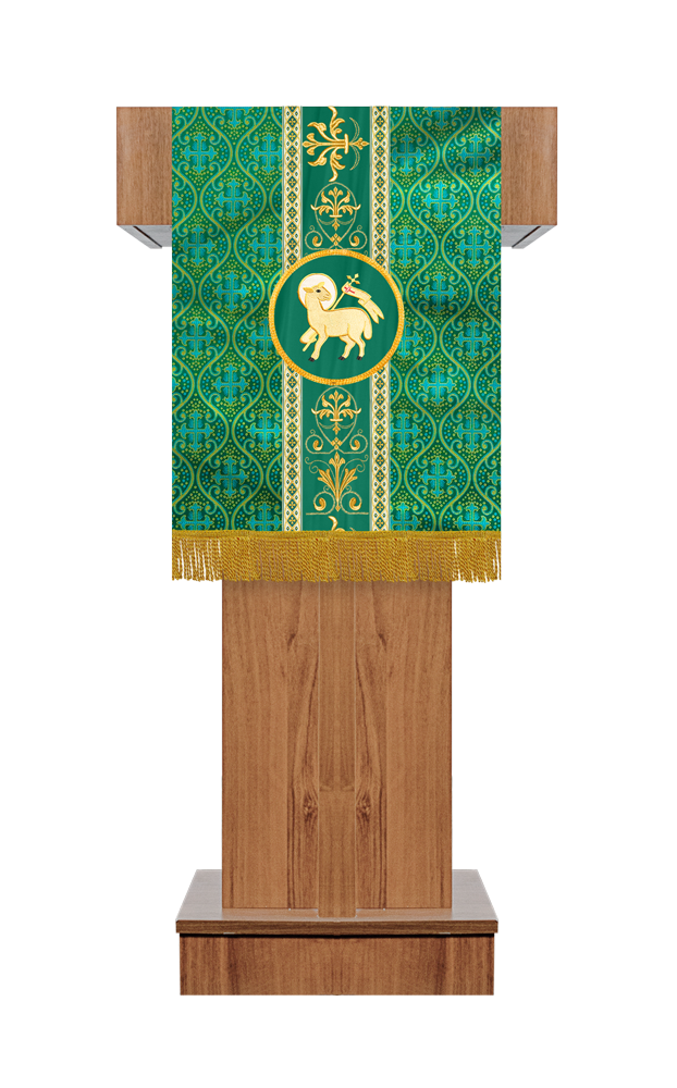 Pulpit/Lectern with Embellished Motif and Trims