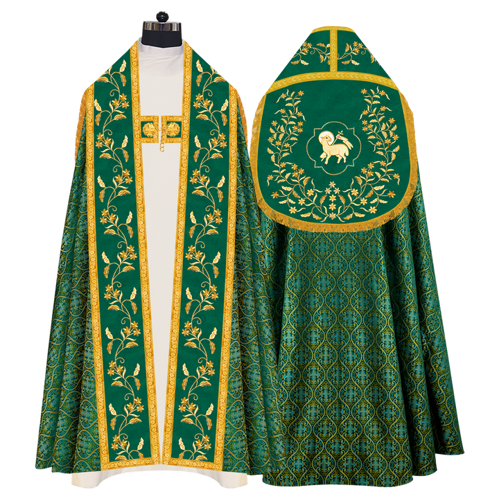 Monastic Roman cope vestments - Floral collection