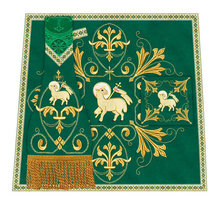 Spiritual Embroidery Mass Set Vestment