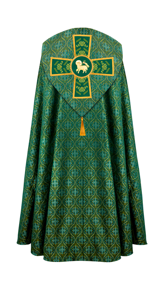 GOTHIC COPE WITH EMBROIDERED ORPHREY