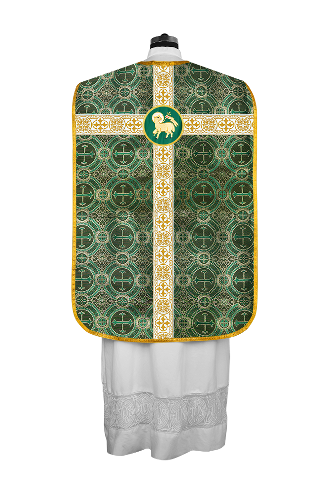 Fiddleback Vestment adorned with lace