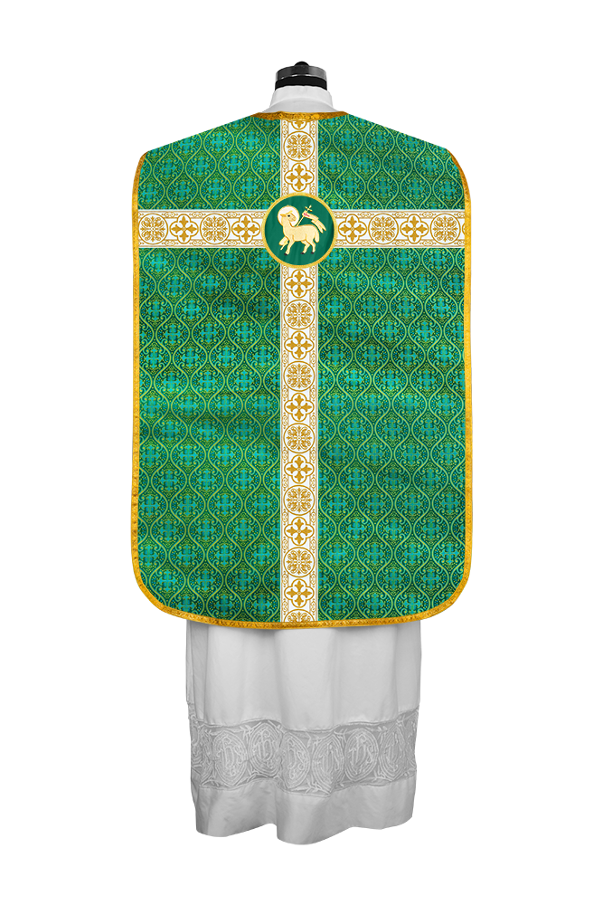 Fiddleback Vestment adorned with lace