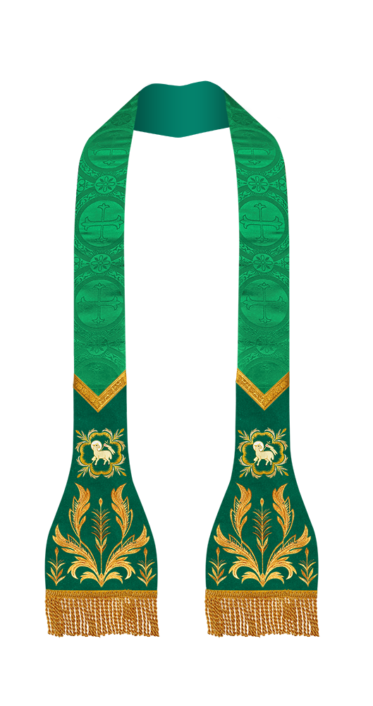 Elegant Roman stole - Sanctus collection