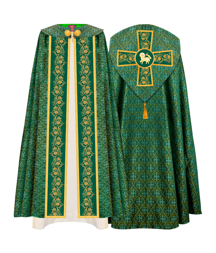 GOTHIC COPE VESTMENT WITH ORNATE EMBROIDERY