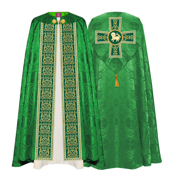 GOTHIC COPE VESTMENTS WITH ADORNED ORPHREY