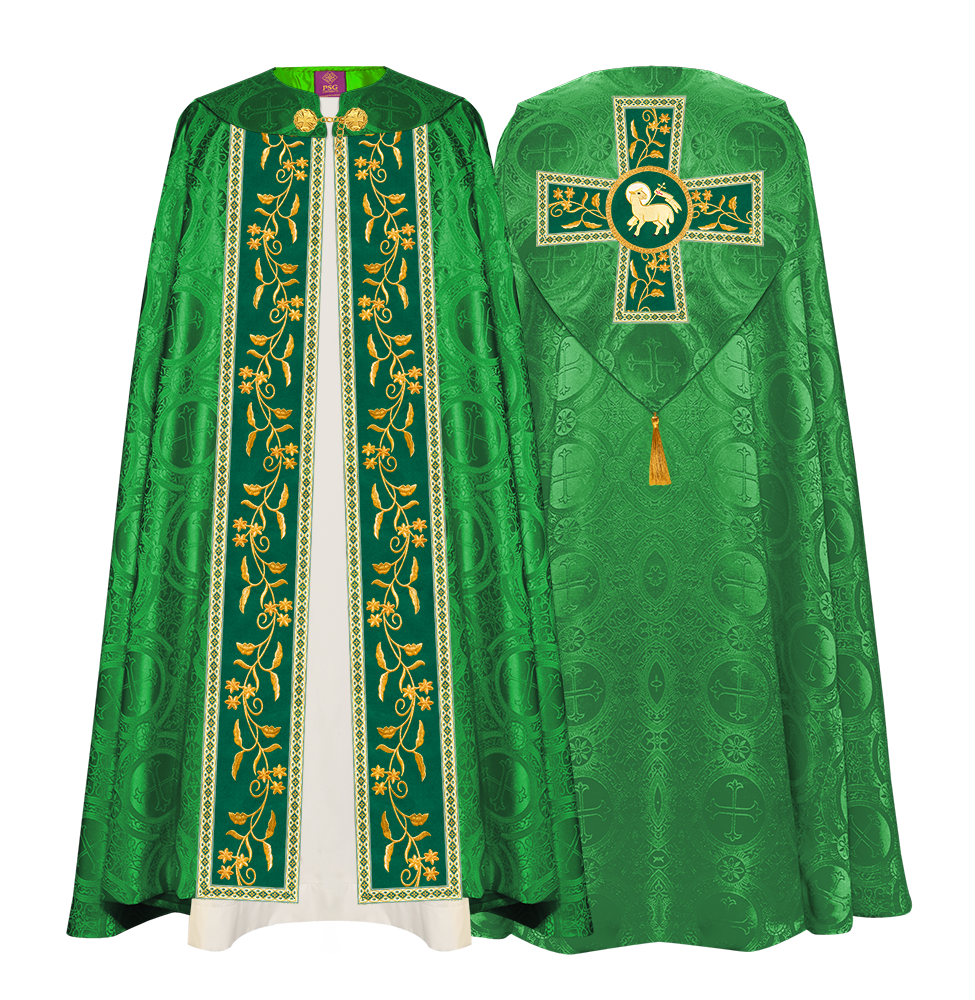 GOTHIC COPE VESTMENTS ORNATED WITH FLORAL DESIGN