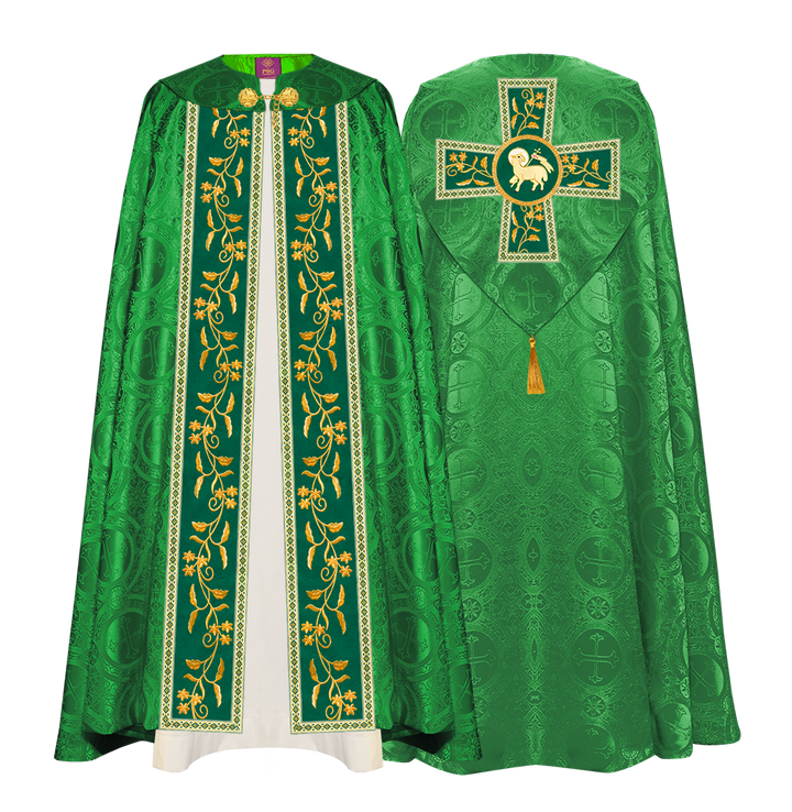GOTHIC COPE VESTMENTS ORNATED WITH FLORAL DESIGN