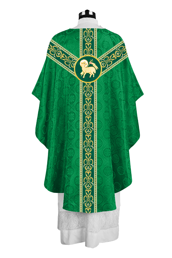 Exquisitely Embroidered Gothic Chasuble Liturgical Vestment
