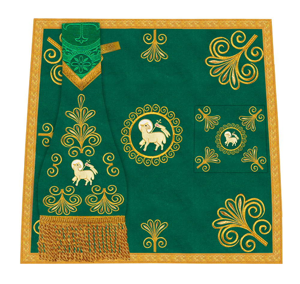 Elegant mass set with rich embroidery - Flourish collection