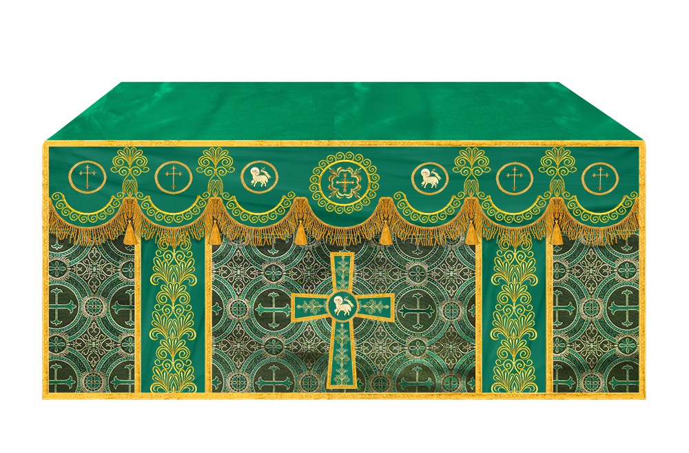 Altar Cloth with Liturgical Motif