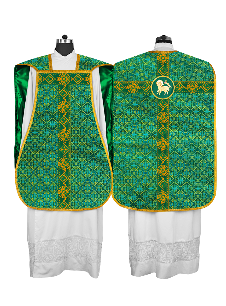 Embroidered Roman Chasuble Vestment