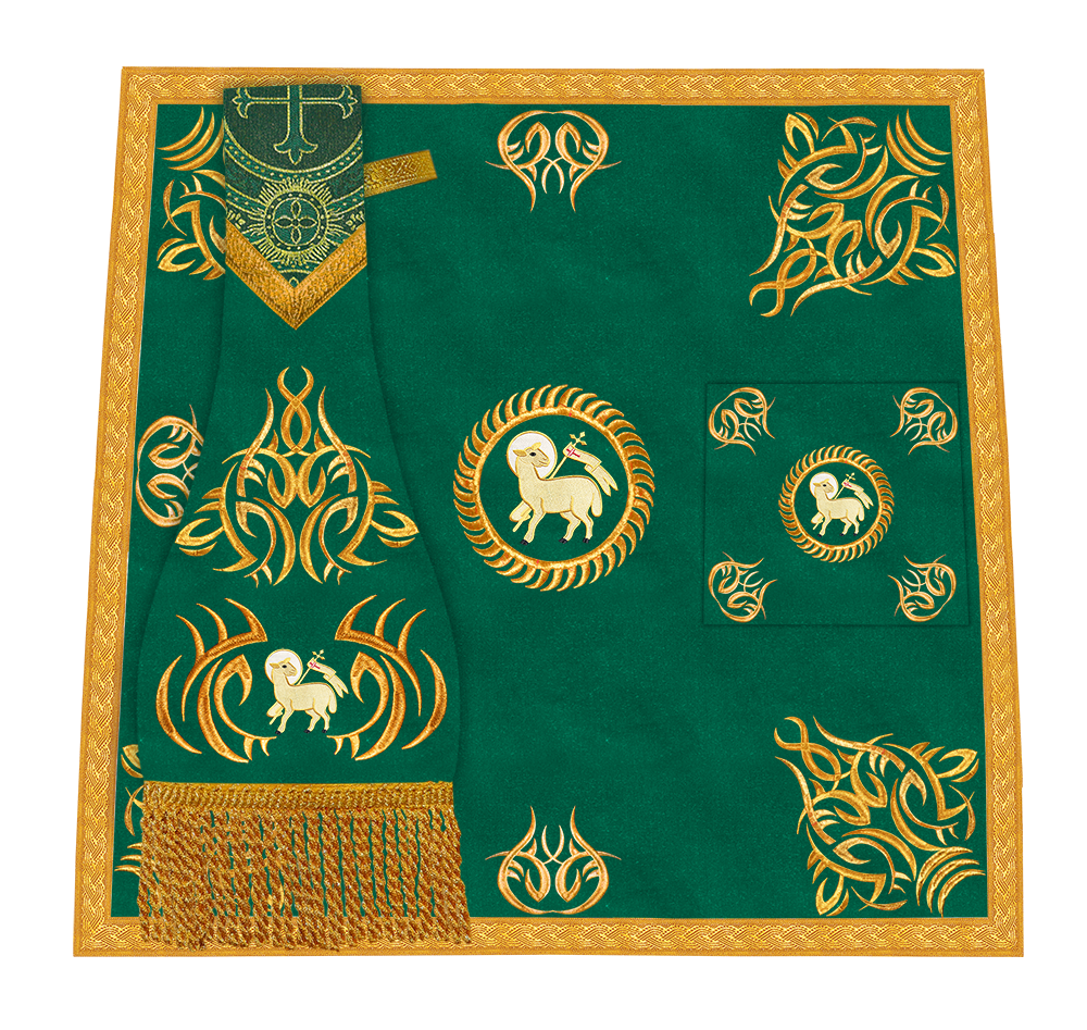 Marvelous mass set with Golden Embroidery - Angelic collection