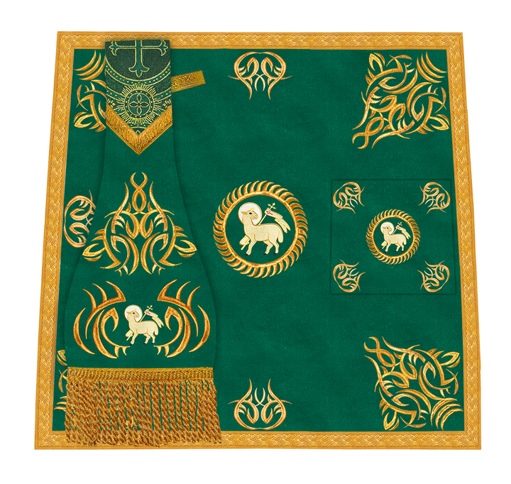 Marvelous mass set with Golden Embroidery - Angelic collection